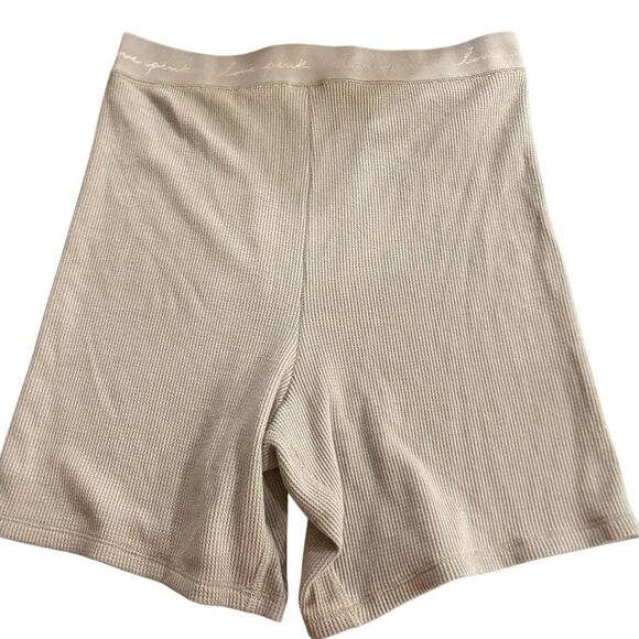 Pink Victoria’s Secret size large boxer brief shorts or sleep shirt basic color - Picture 2 of 4